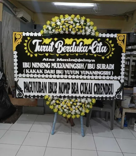 Papan Bunga Duka Taman Budaya Sentul